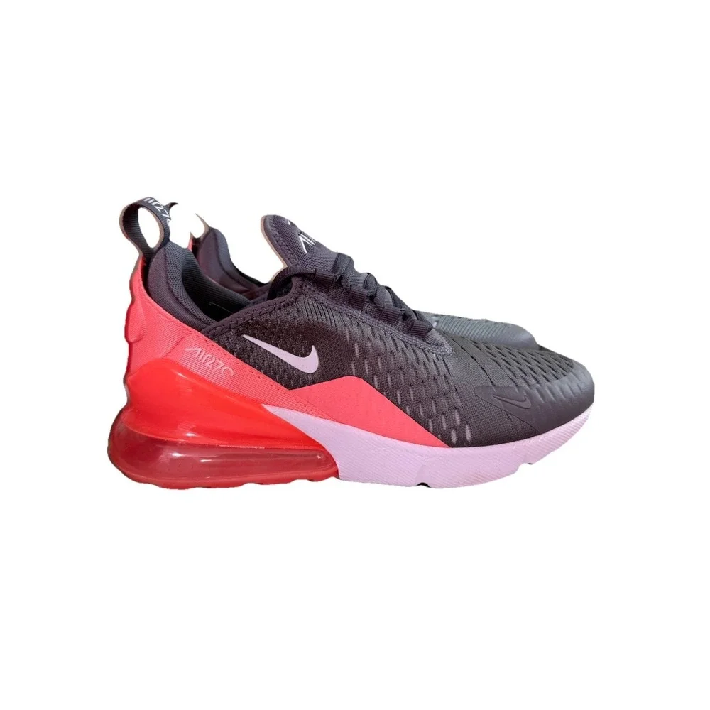 Nike Air Max 270 Running Gray Orange | 943346- 001 Size 5Y